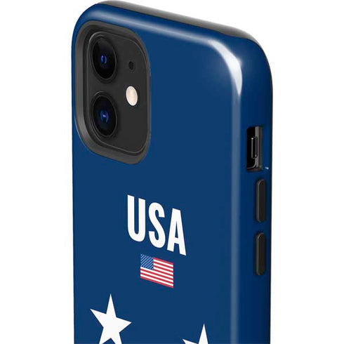 USA Flag Stars iPhone 12 Impact Case