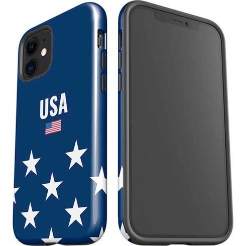 USA Flag Stars iPhone 12 Impact Case