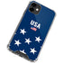 USA Flag Stars iPhone 12 Mini Clear Case