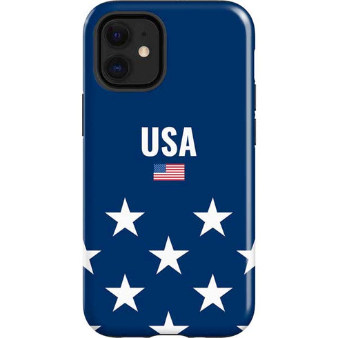 USA Flag Stars iPhone 12 Mini Impact Case