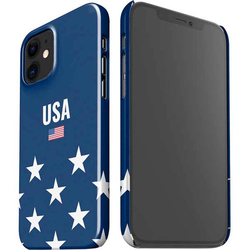 USA Flag Stars iPhone 12 Mini Lite Case
