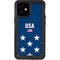 USA Flag Stars iPhone 12 Mini Waterproof Case