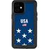 USA Flag Stars iPhone 12 Mini Waterproof Case
