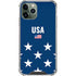 USA Flag Stars iPhone 12 Pro Max Clear Case