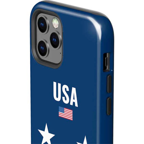 USA Flag Stars iPhone 12 Pro Max Impact Case
