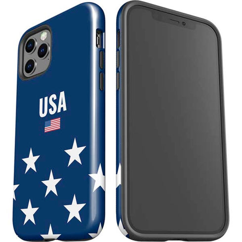 USA Flag Stars iPhone 12 Pro Max Impact Case
