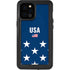 USA Flag Stars iPhone 12 Pro Max Waterproof Case