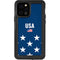 USA Flag Stars iPhone 12 Pro Waterproof Case