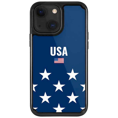 USA Flag Stars iPhone 13 Cargo Case