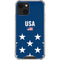 USA Flag Stars iPhone 13 Clear Case