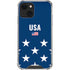 USA Flag Stars iPhone 13 Clear Case