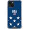 USA Flag Stars iPhone 14 Clear Case