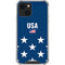 USA Flag Stars iPhone 15 Plus Clear Case