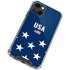 USA Flag Stars iPhone 15 Plus Clear Case