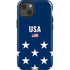 USA Flag Stars iPhone 15 Impact Case
