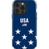 USA Flag Stars iPhone 15 Pro Impact Case