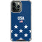 USA Flag Stars iPhone 15 Pro Max Clear Case