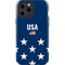 USA Flag Stars iPhone 14 Pro Max Impact Case