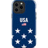 USA Flag Stars iPhone 14 Pro Max Impact Case