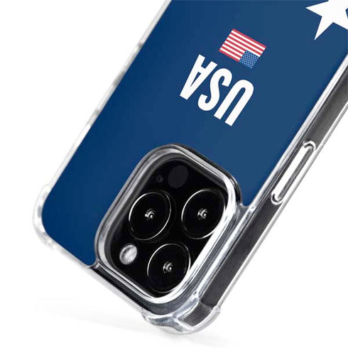 USA Flag Stars iPhone 14 Pro Max MagSafe Case