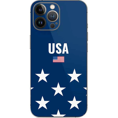 USA Flag Stars iPhone 14 Pro Max Skin