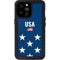 USA Flag Stars iPhone 14 Pro Max Waterproof Case
