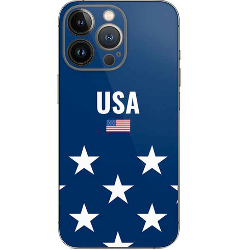 USA Flag Stars iPhone 14 Pro Skin