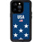 USA Flag Stars iPhone 14 Pro Waterproof Case