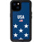 USA Flag Stars iPhone 15 Plus Waterproof Case