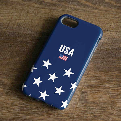 USA Flag Stars iPhone 8 Pro Case