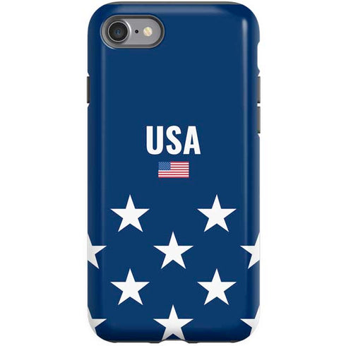 USA Flag Stars iPhone SE (2nd & 3rd Gen) Pro Case