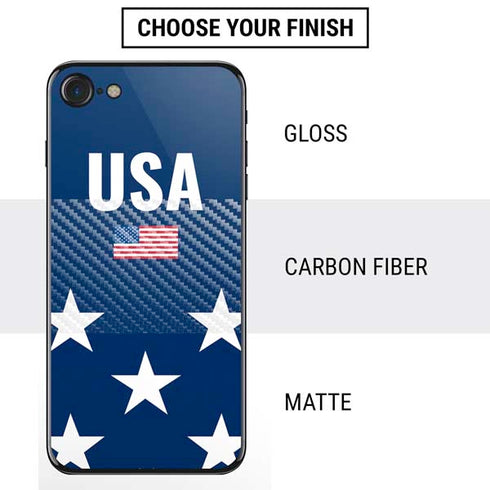 USA Flag Stars iPhone SE (2nd & 3rd Gen) Skin