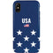 USA Flag Stars iPhone X Pro Case