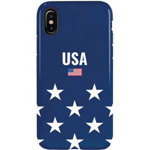 USA Flag Stars iPhone XS Pro Case