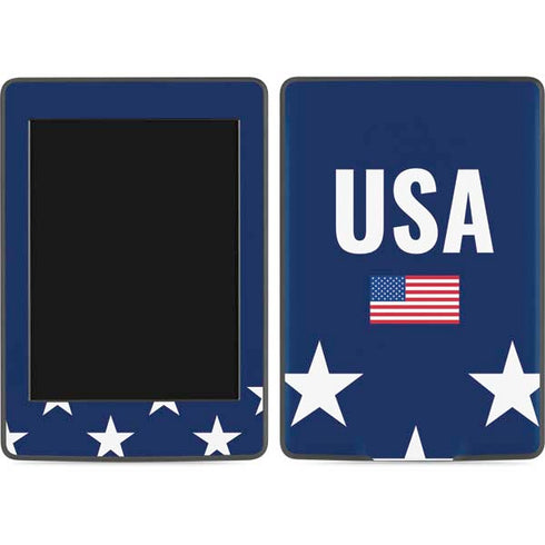 USA Flag Stars Amazon Kindle Skin