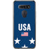 USA Flag Stars LG K51/Q51 Clear Case