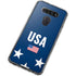 USA Flag Stars LG K51/Q51 Clear Case