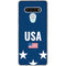USA Flag Stars LG Stylo 6 Clear Case