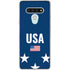 USA Flag Stars LG Stylo 6 Clear Case