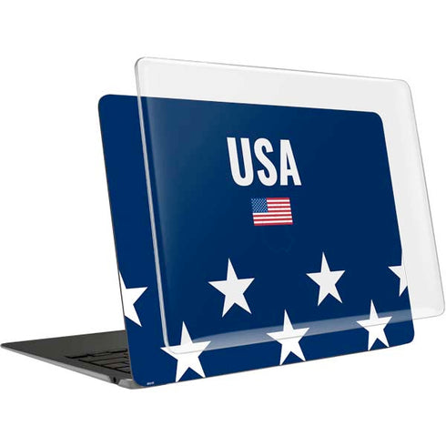 USA Flag Stars MacBook Air 13in M1 (2021) Case plus Skin