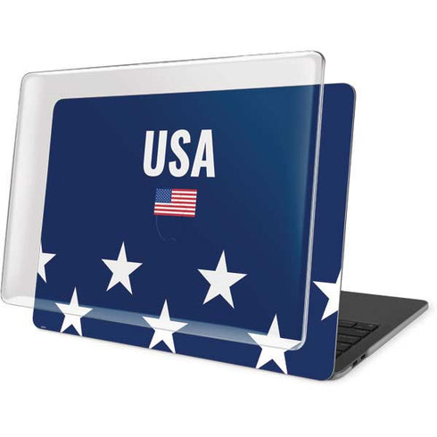USA Flag Stars MacBook Pro 15in (2016-19) Case plus Skin