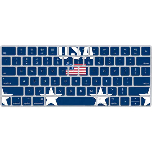 USA Flag Stars Magic Keyboard Skin