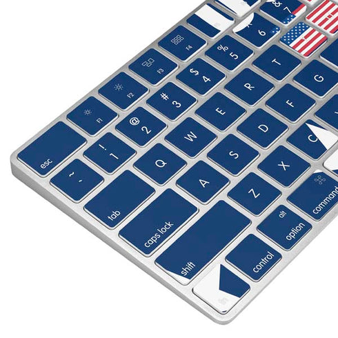 USA Flag Stars Magic Keyboard Skin