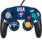USA Flag Stars Nintendo GameCube Controller Skin