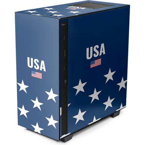 USA Flag Stars NZXT H510 Compact ATX Mid-Tower Case Skin