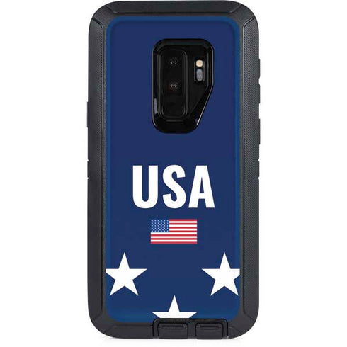 USA Flag Stars Otterbox Defender Galaxy Skin