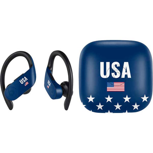 USA Flag Stars PowerBeats Pro Skin