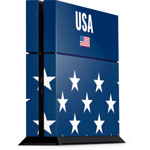 USA Flag Stars PS4 Console Skin