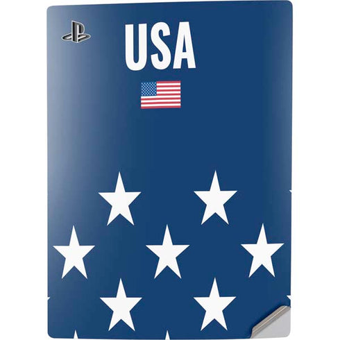 USA Flag Stars PS5 Digital Edition Console Skin