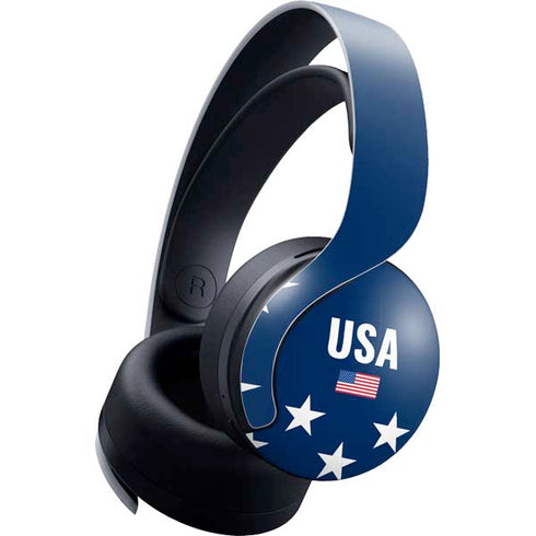 USA Flag Stars PULSE 3D Wireless Headset for PS5 Skin